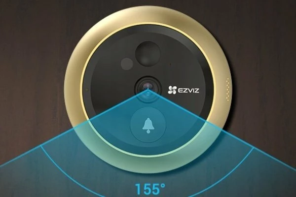 Zilë dere me kamerë Ezviz DP2C 2MP 4.3\" WiFi 1080p 4600mAh, Silver