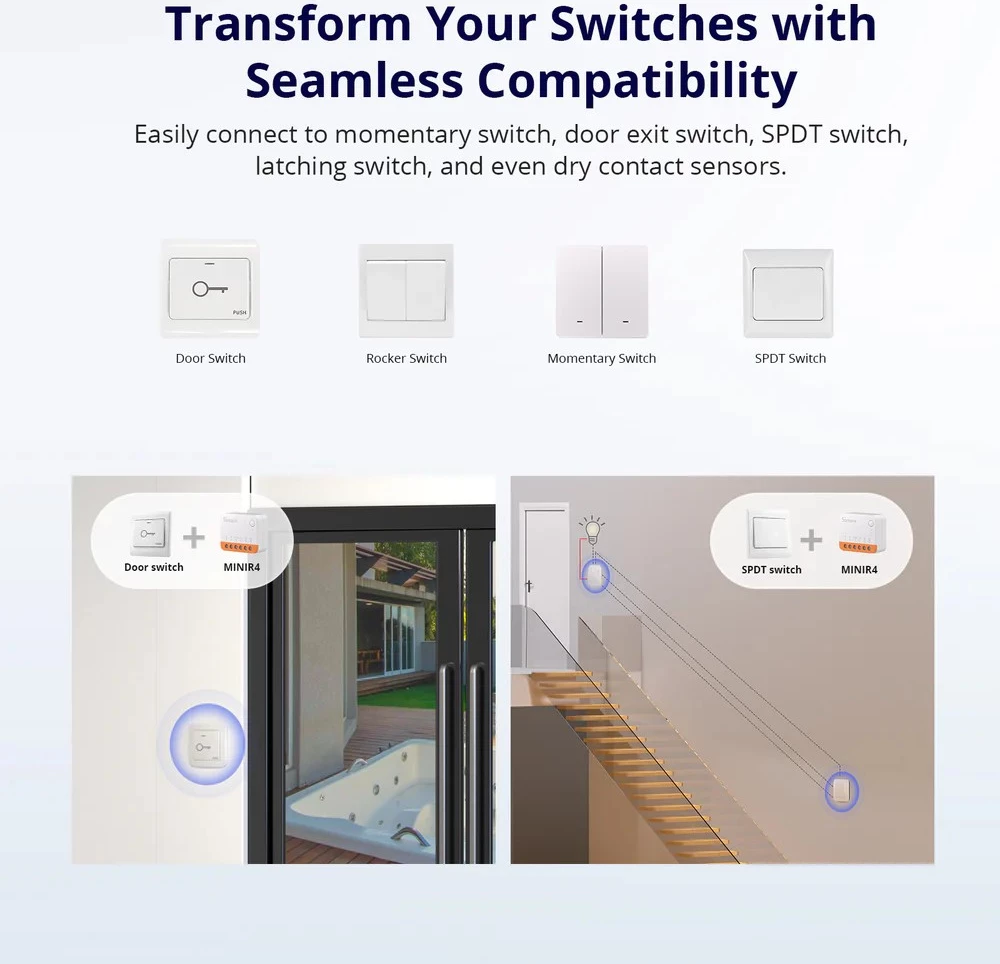 SONOFF MINIR4 – Smart Switch WiFi Ultra Slim