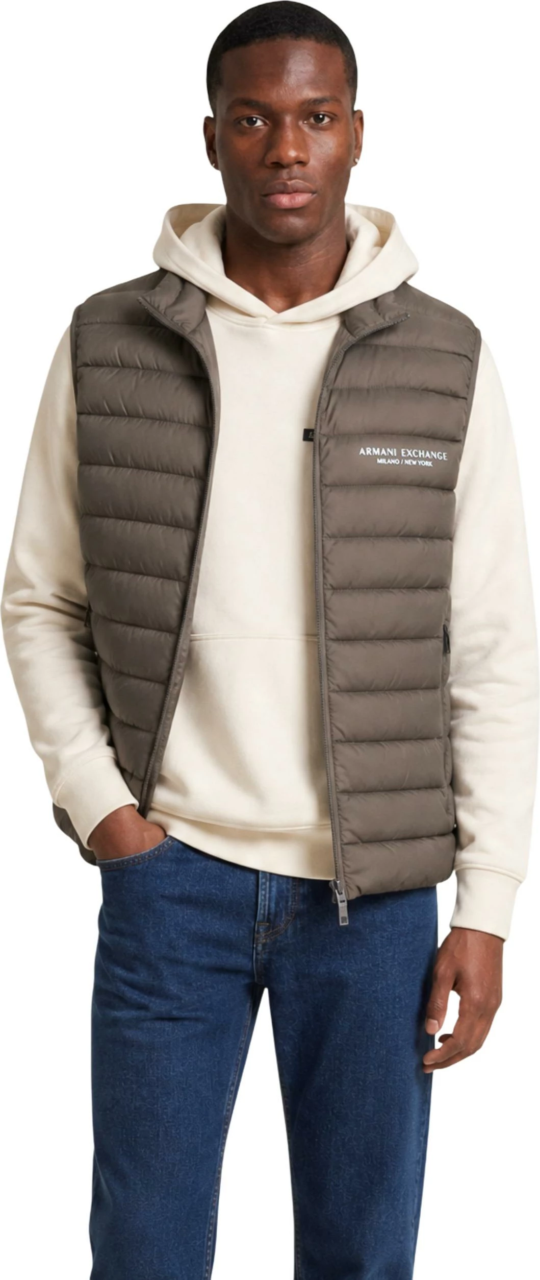 Jelek me pupla për meshkuj Armani Exchange XM001576 AF16927, kafe