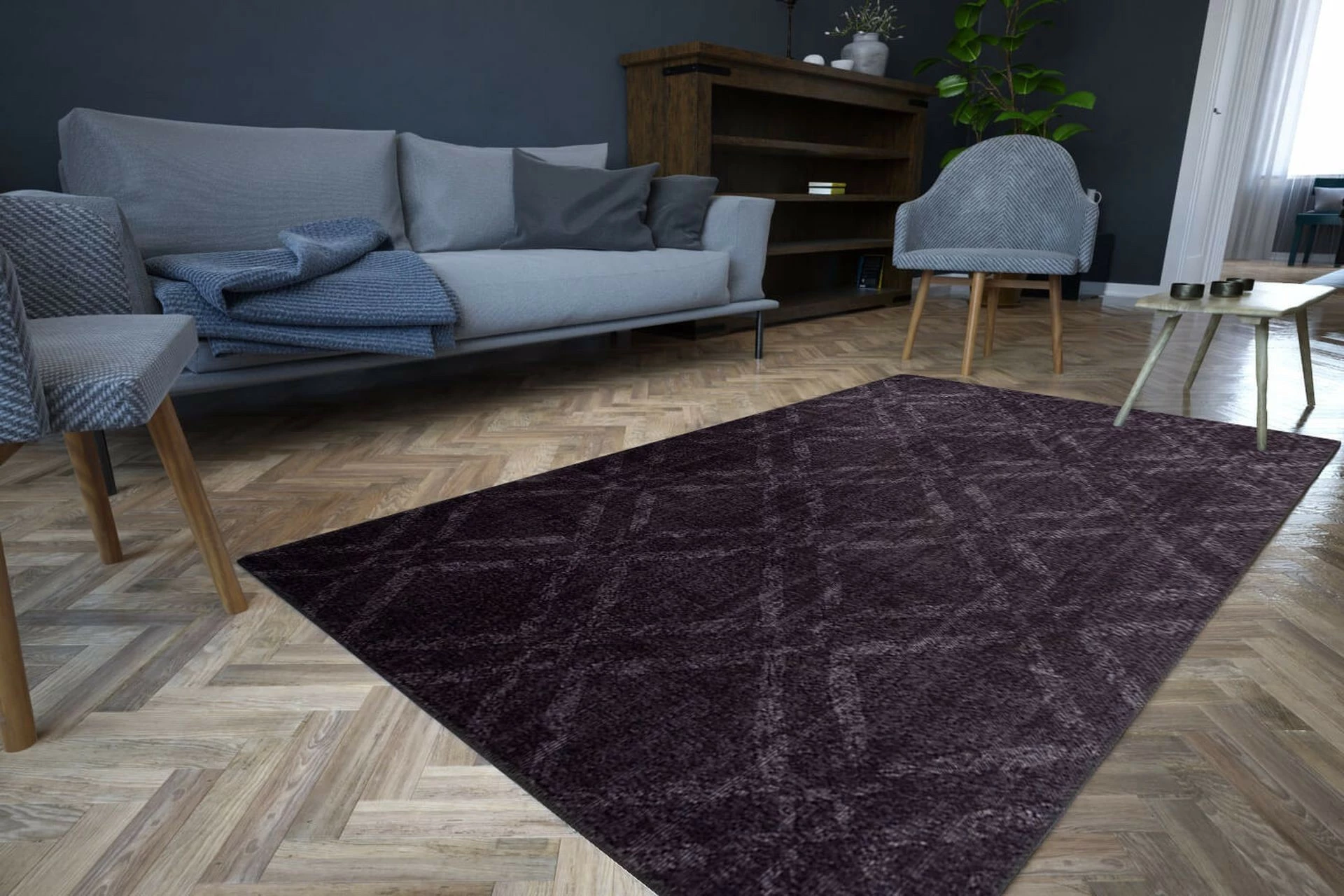 Qilim (210 x 310) Conceptum Hypnose, Dorian Chenille, i zi AL 55