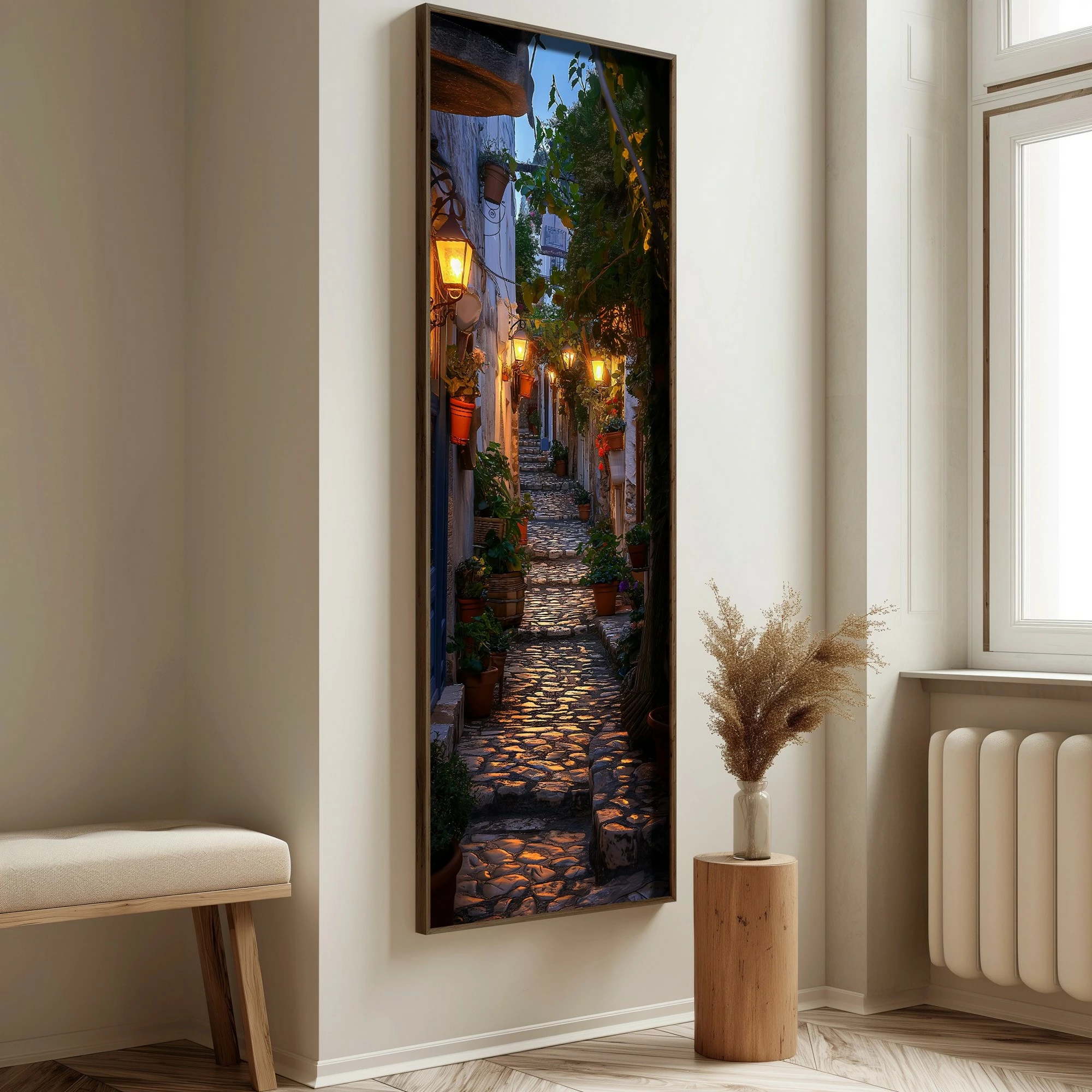 Pikturë dekorative me kornizë MDF, shumëngjyrëshe, LONG032-S/120-40, 40x120cm
