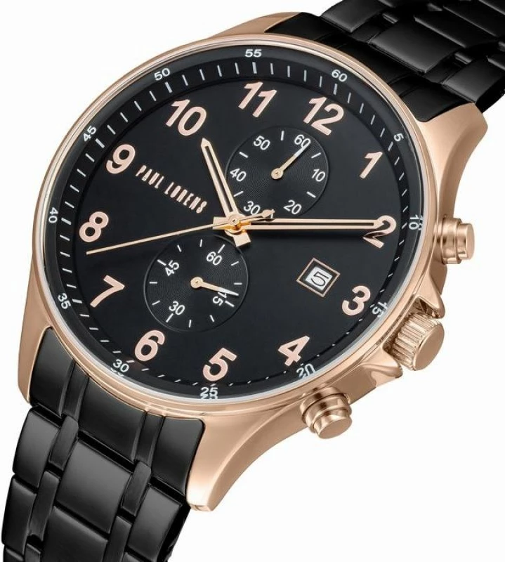 Orë dore për meshkuj Paul Lorens, e zezë