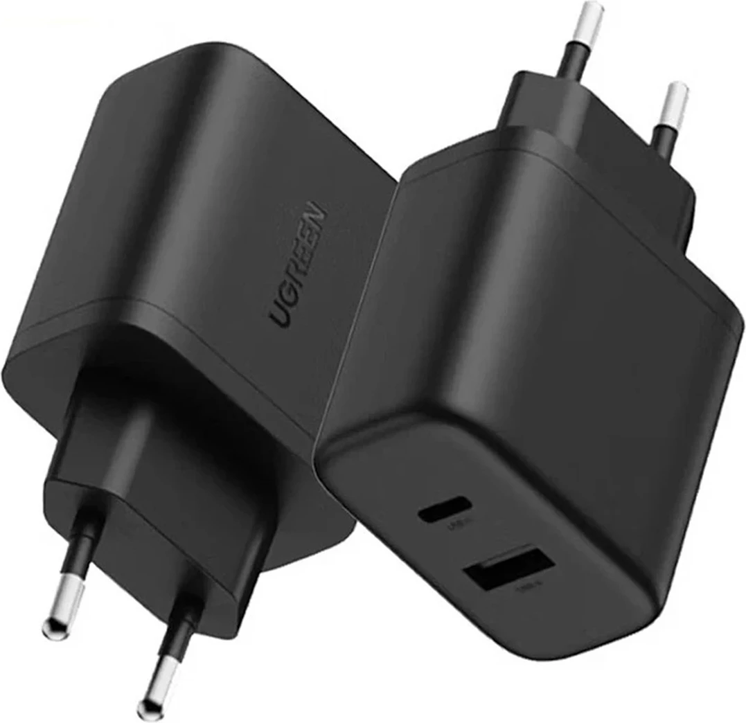 Karikues muri Ugreen X227 GaN, 20W, 1x USB-A, 1x USB-C, i zi