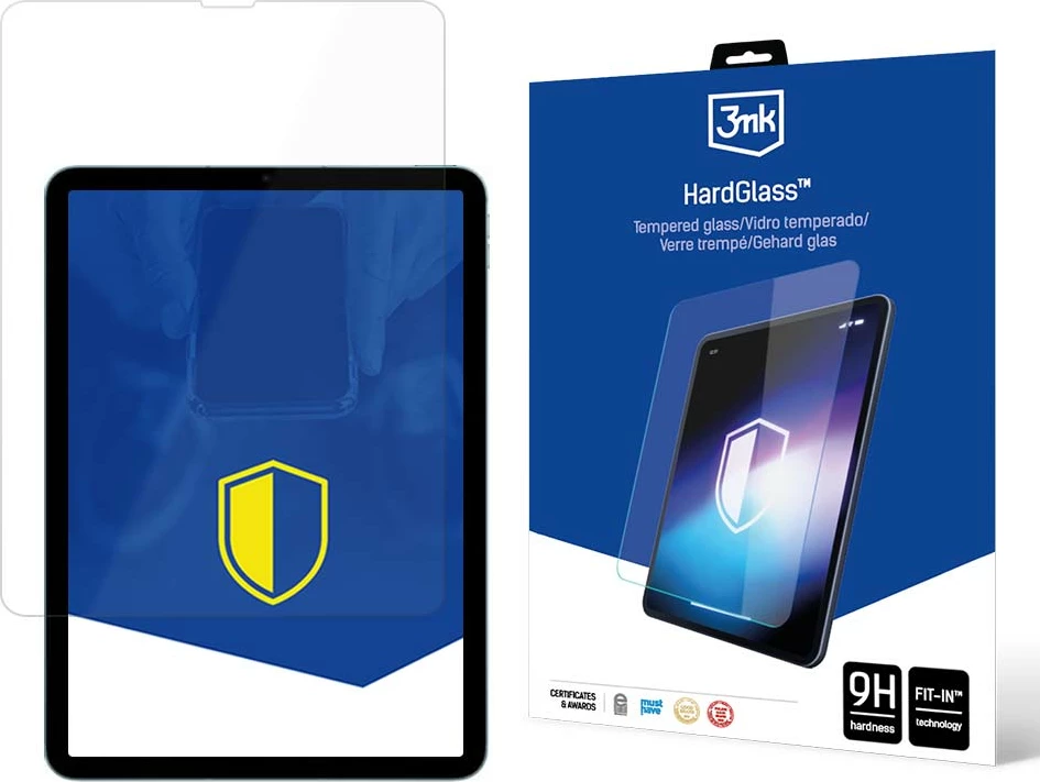 Xham mbrojtës për tabletë 3mk HardGlass, për iPad Air 10.9" (2020/2022), 9H