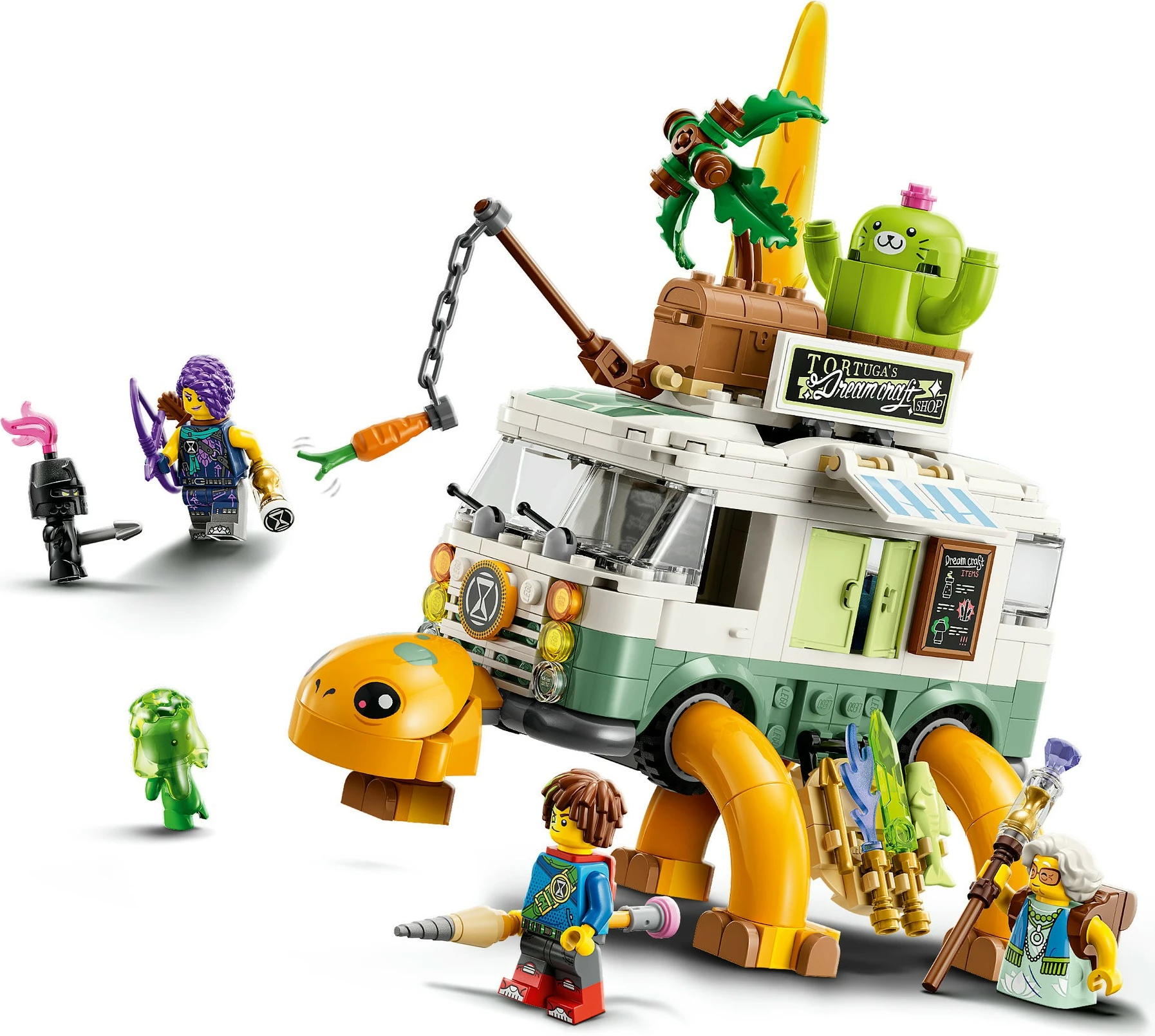 Set ndërtimi LEGO DREAMZzz 71456 Mrs. Castillos Turtle Van, multikolor