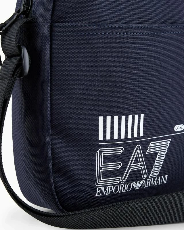 Çantë krahu për meshkuj Emporio Armani EA7, e zezë