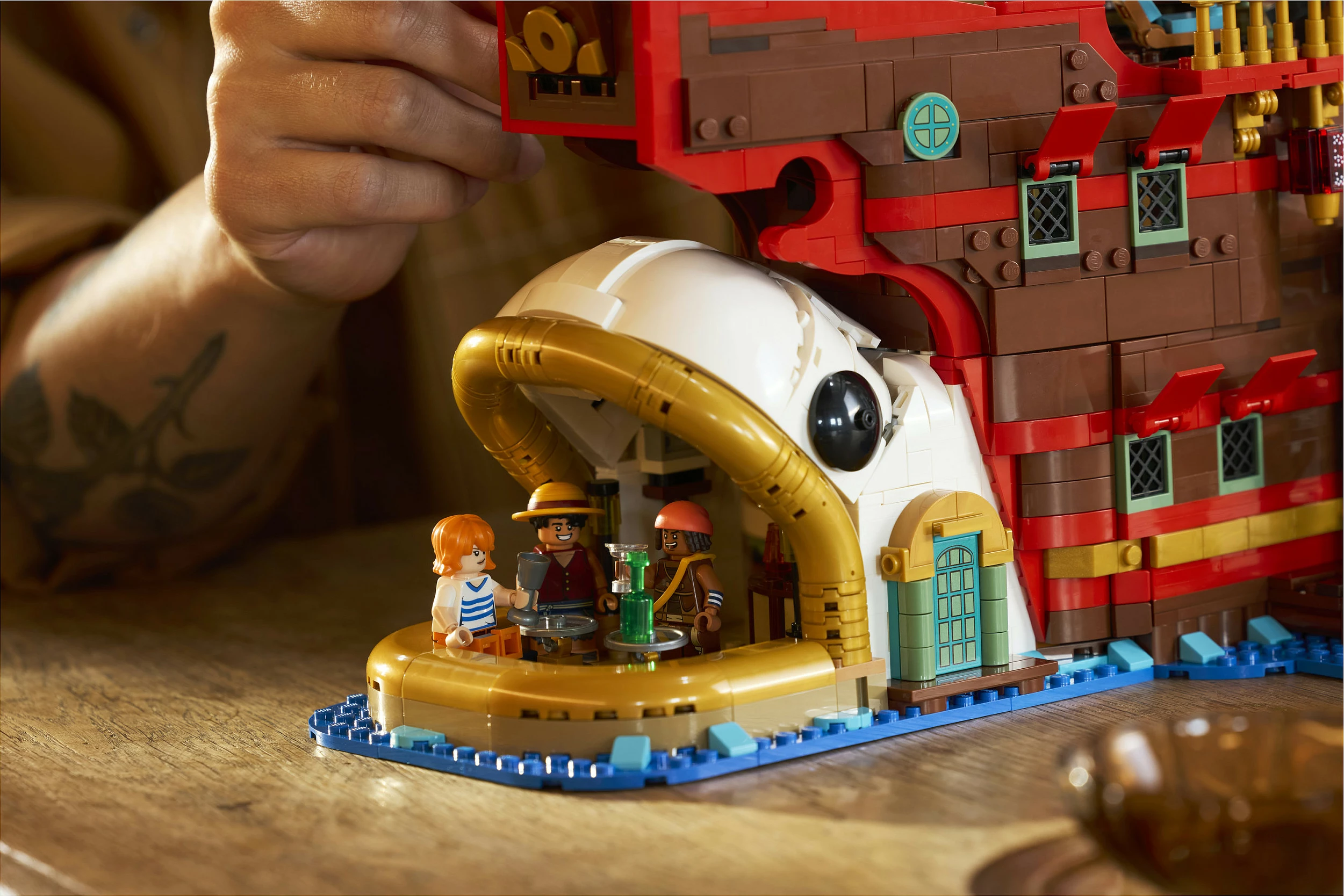Set ndërtimi LEGO ONE PIECE The Baratie Floating Restaurant 75640, 3402 copë, 18+, multikolor