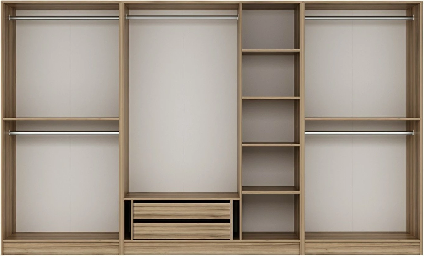 Dollap Skye Decor, Kale Plus, fume dhe lis, 315x210x52cm