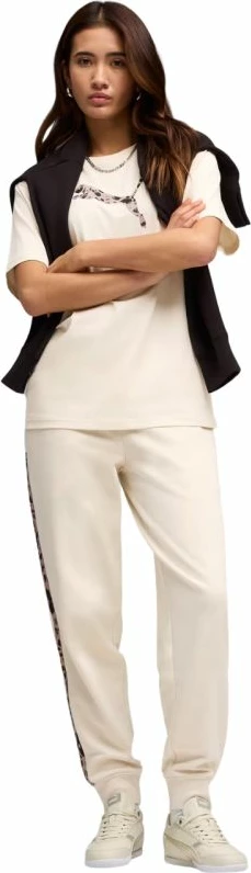 Pantallona sportive femra Puma ESS Graphic Animal Comfort, bezhë [Madhësia: XL]