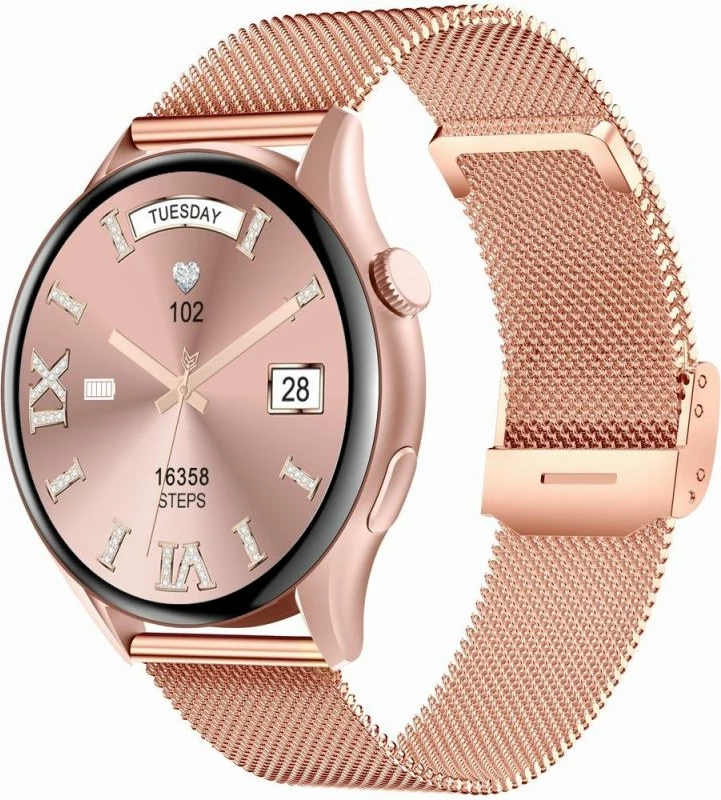 Smartwatch Gravity GT11-6, rrip rozë gold + byzylyk