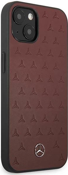 Mbështjellës Mercedes MEHCP13SPSQRE për iPhone 13 mini 5.4", lëkurë, i kuq
