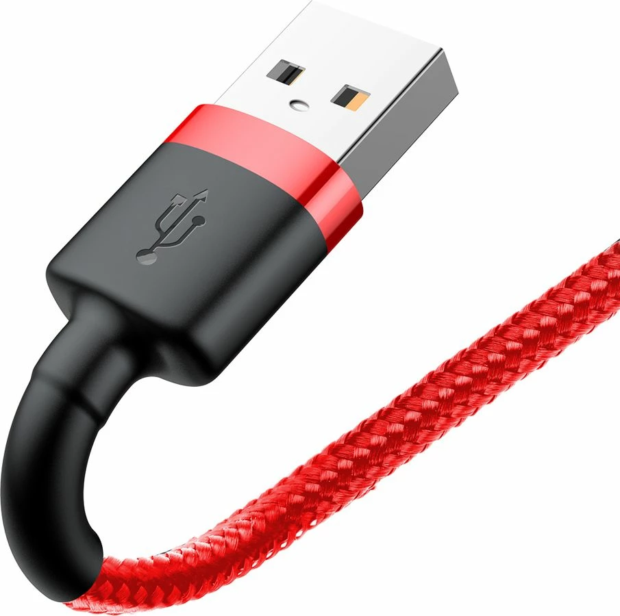 Kabl USB-A në Lightning Baseus Cafule CALKLF-C09 2m e kuqe