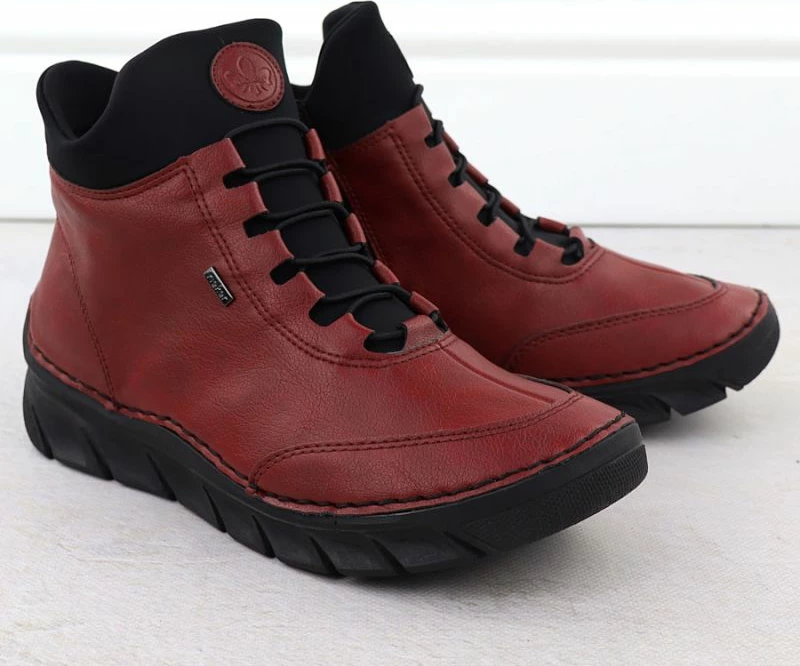 Çizme të shkurtra për femra Rieker 55069-35, të zeza