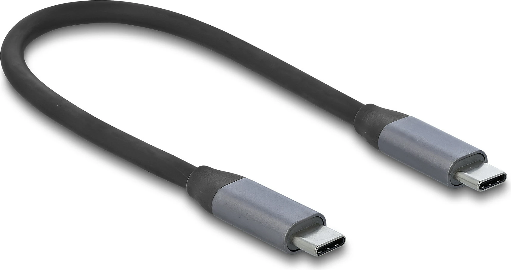 Stacion dokimi USB-C DeLOCK Slim 4K, HDMI/USB 3.2/LAN/SD, PD 85W, i zi/gri