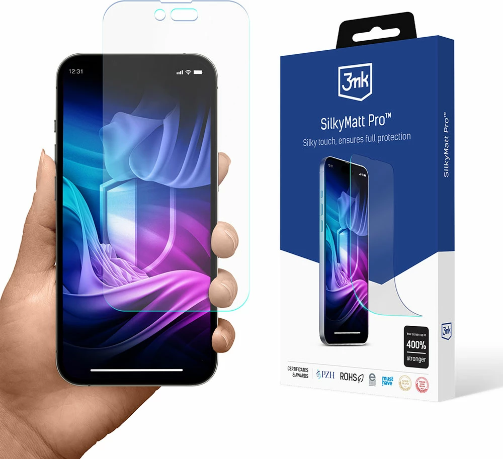 Mbështjellës 3mk SilkyMatt Pro për iPhone 14 Pro, Transparent