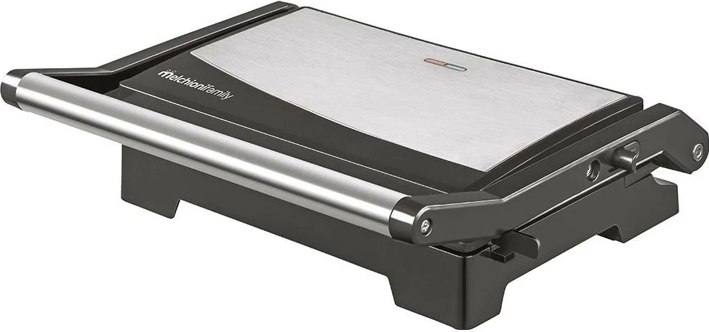 Grill tavoline Melchioni Burger 118330012, 1000W, inox, argjend