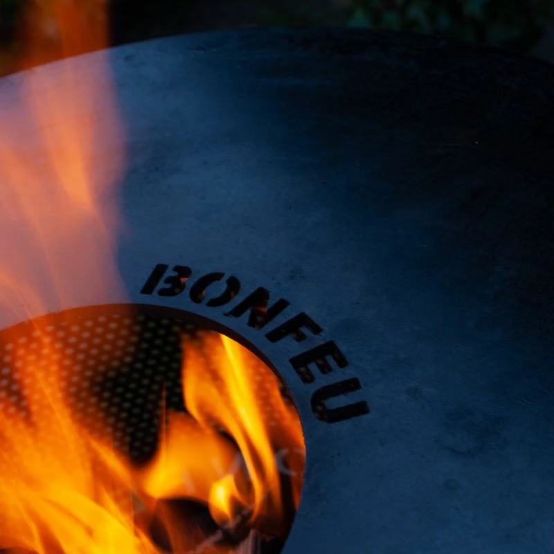 Plancha për outdoor Bonfeu, e zezë