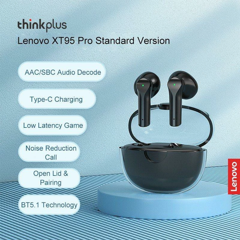 Dëgjuese Lenovo XT95 Pro, të zeza