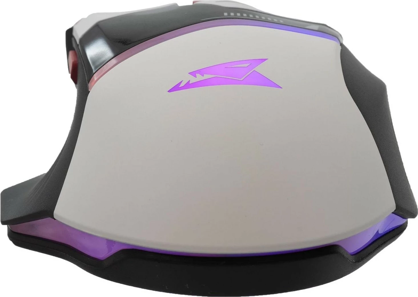 Maus gaming Baracuda Manta BGM-042, RGB, 12800 DPI, i bardhë