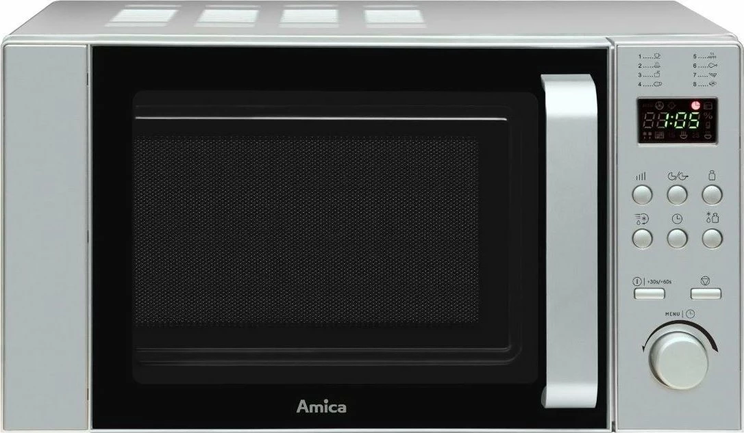 Mikrovalë Amica AMGF20E2I 20L 700W me grill 900W, argjendtë