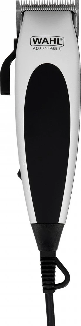 Makinë qethëse, Wahl, 09243-2216 HomePro, 1–25 mm me levë taper, teh 45 mm, me kabllo, e zezë/argjendtë, set me 8 krehra