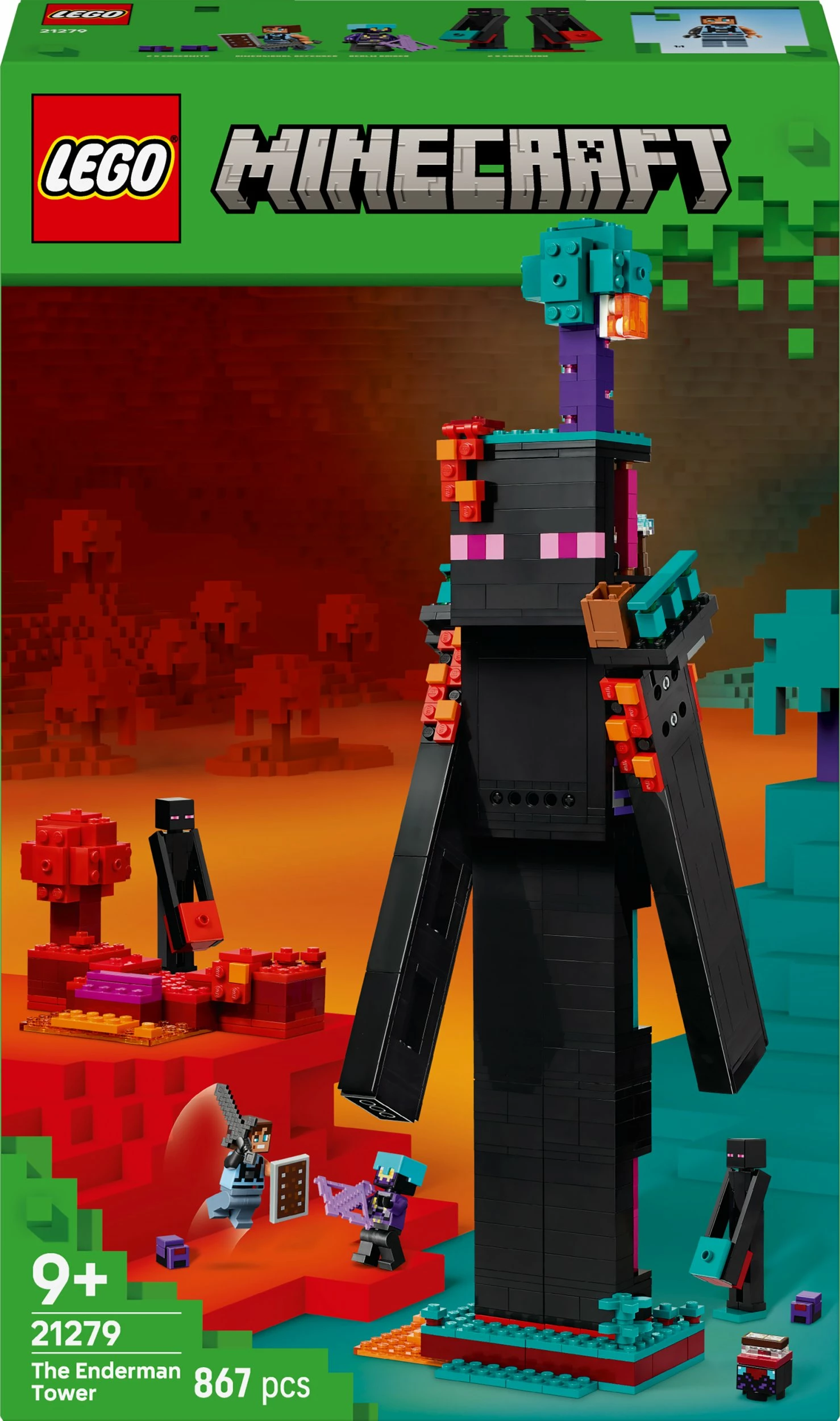Set LEGO Minecraft Enderman Tower 21279, 867 copë