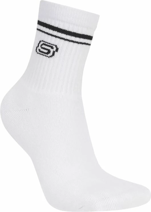 Çorape Skechers 3 palë, të bardha 39-42 [Madhësia: 39 - 42]