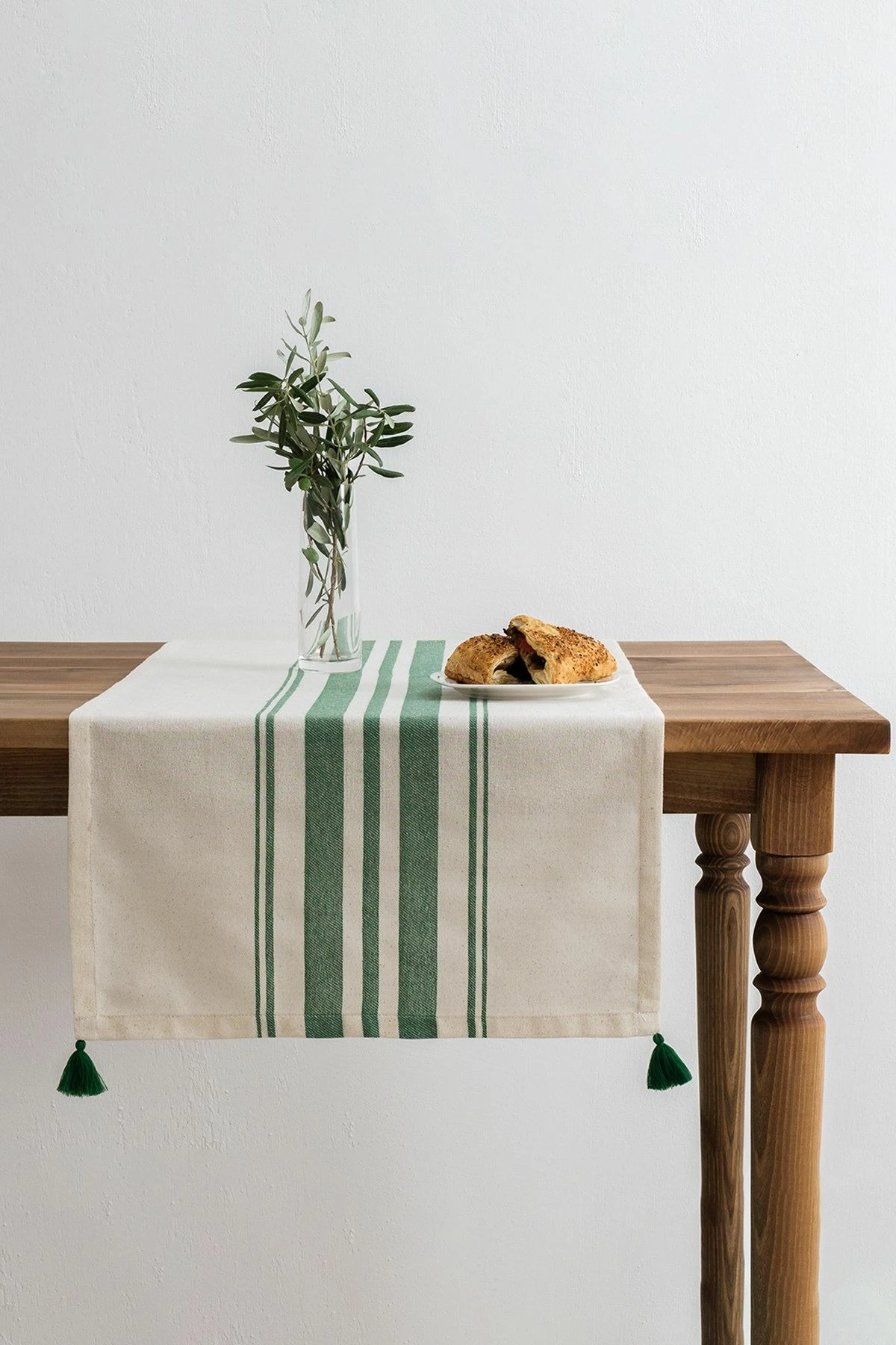 Runner tavoline Hermia, Tereza, ngjyrë e gjelbër