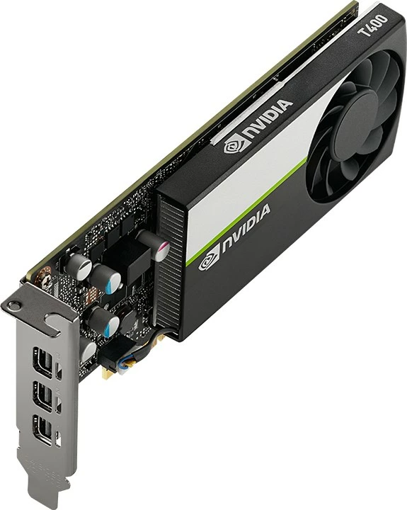 Kartelë grafike PNY T400, 4 GB, GDDR6, PCI Express x16 3.0, e zezë