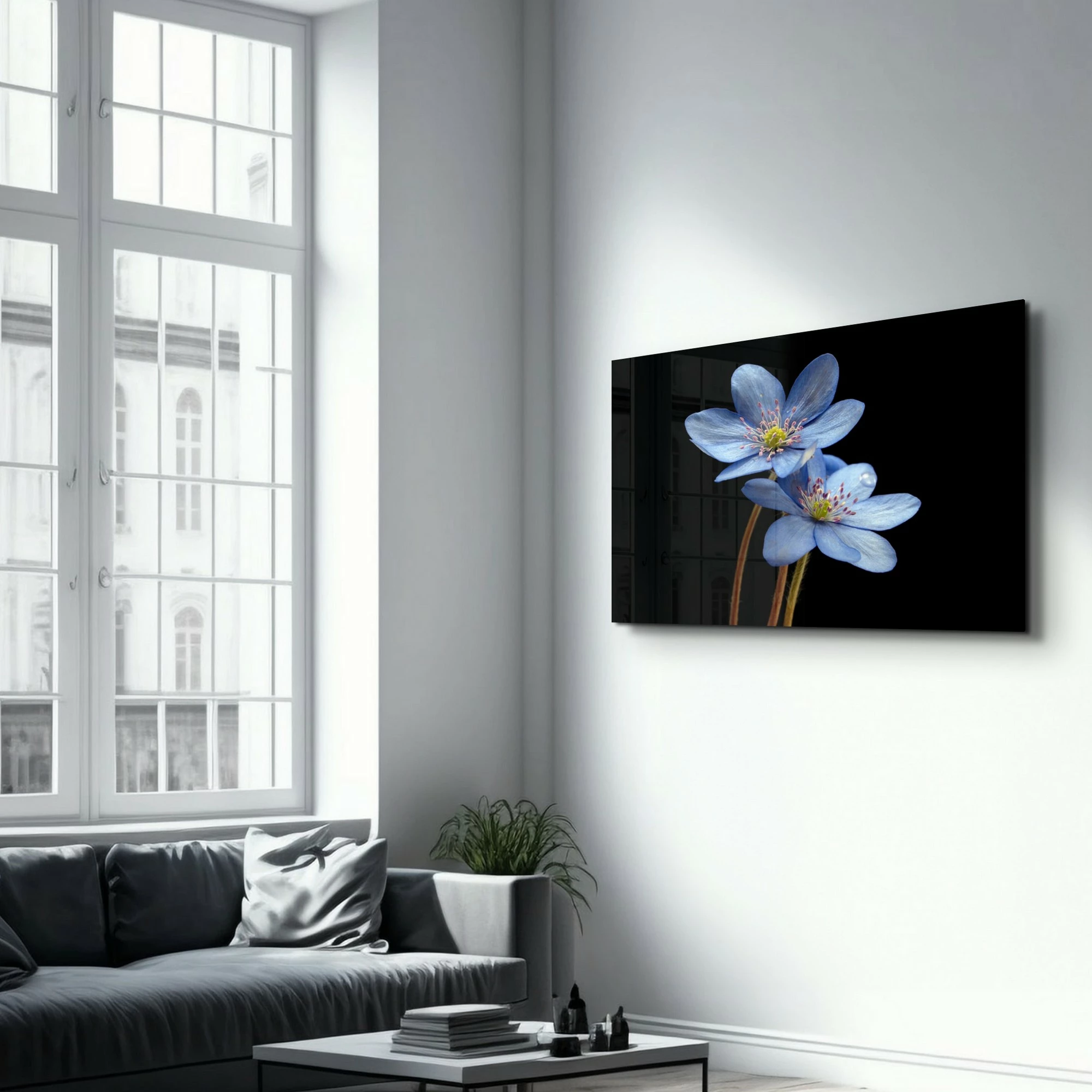 Pikturë dekorative prej xhami të temperuar, Wallity OGLS-1174, 70x110cm