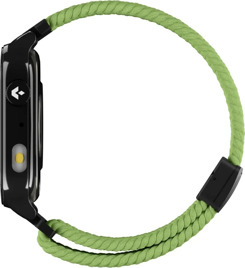 Smartwatch Garett Activity 3 AMOLED 1.96\" IP68 Bluetooth, e zezë, set me 2 rripa