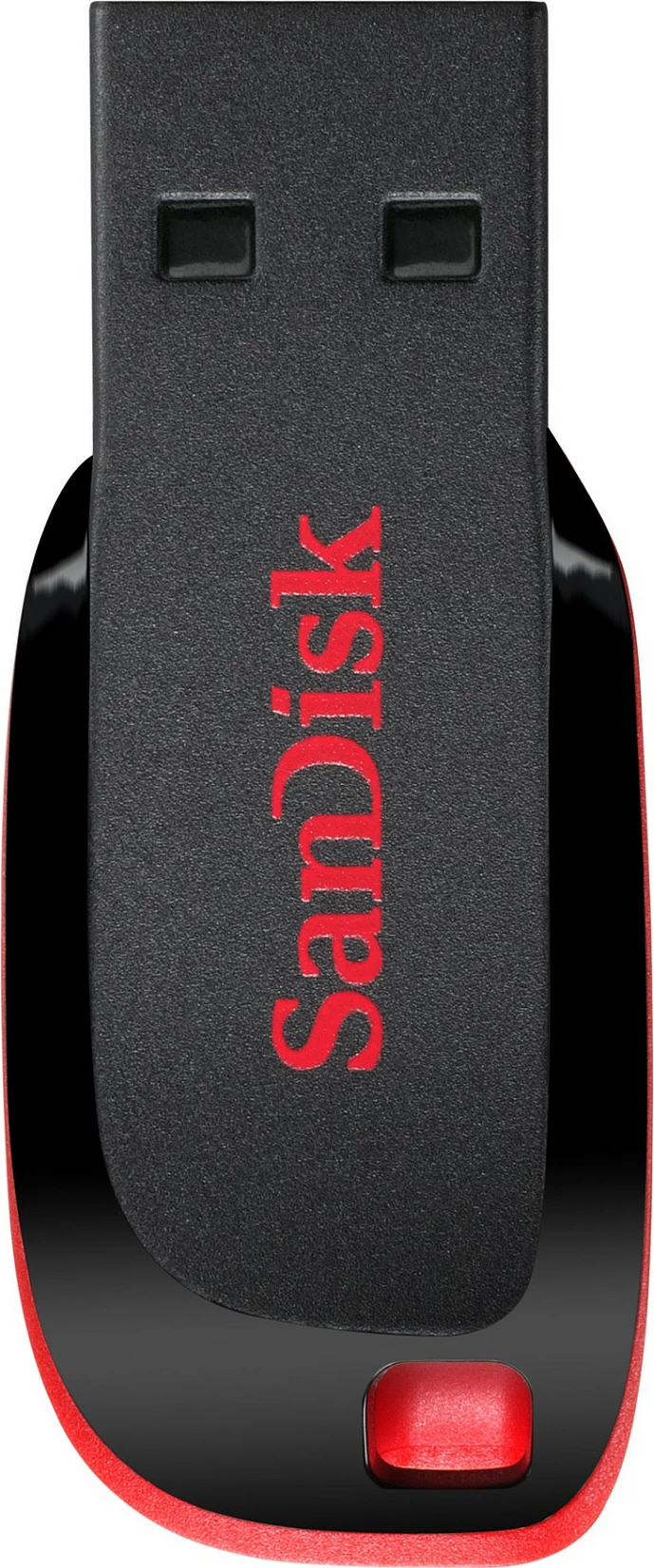 USB SanDisk Cruzer Blade 128GB, USB 2.0, zi/kuqe