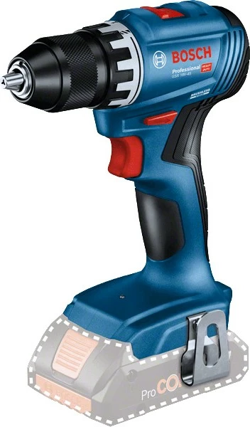 Shpuese Bosch GSR 18V-45 Professional, pistol grip, pa çelës, 18V, zi/blu
