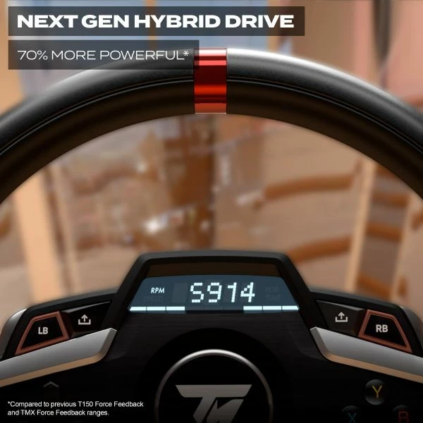 Dirkalni volan Thrustmaster T248X për Xbox Series X|S/Xbox One dhe PC, me pedale