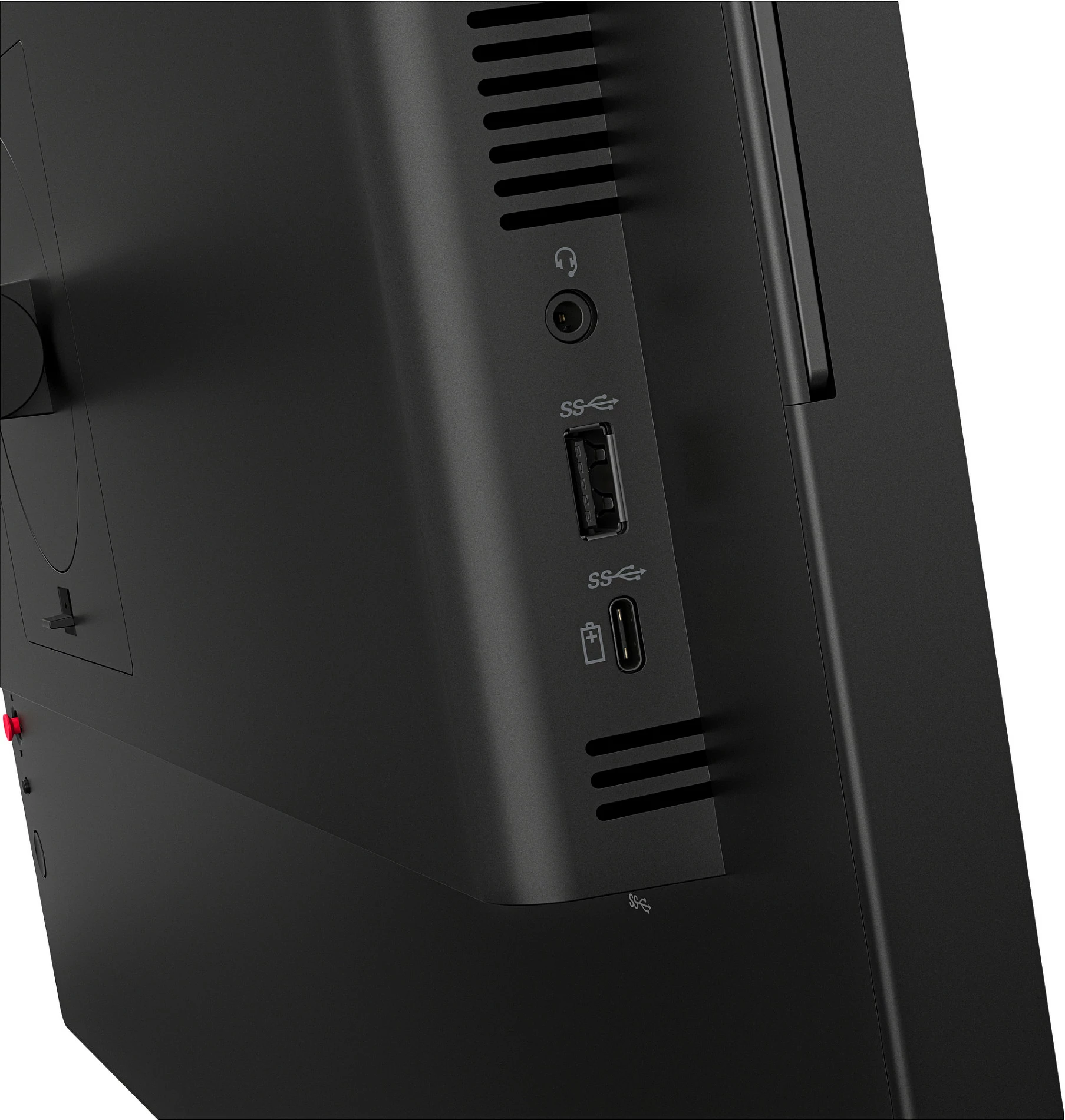Monitor Lenovo ThinkVision T24-4v, 23.8", Full HD, kamerë+mikrofon+altoparlantë, USB hub, Eclipse Black