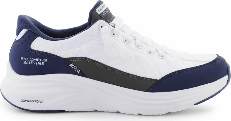 Atlete lifestyle Skechers për meshkuj, të bardhë/navy [Madhësia: 41.5]