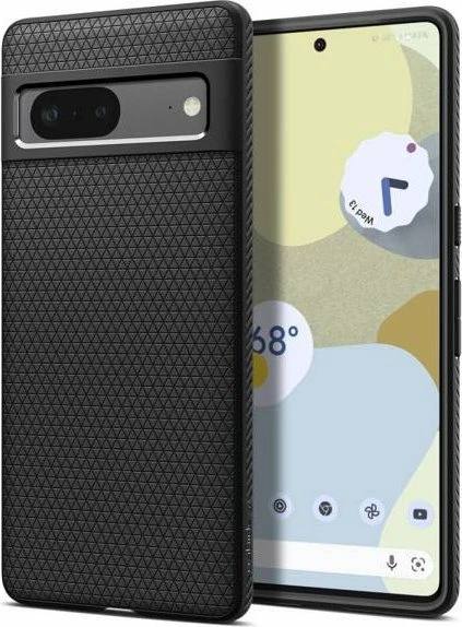 Mbështjellës Spigen Liquid Air për Google Pixel 7, i zi, 1 copë