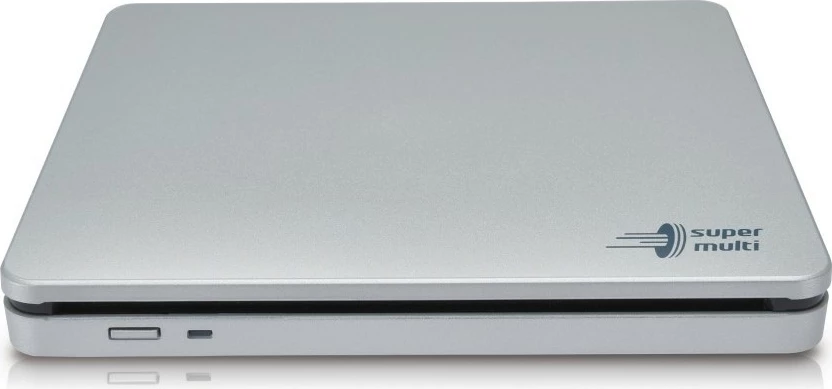 DVD-Writer Hitachi-LG Slim Portable, Slot, USB 2.0, Silver