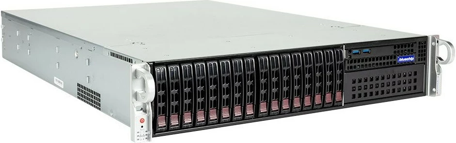 Server rack bluechip SERVERline R42201s, AMD EPYC 7313P, 32GB RAM, 2x480GB SSD, TPM-Modul