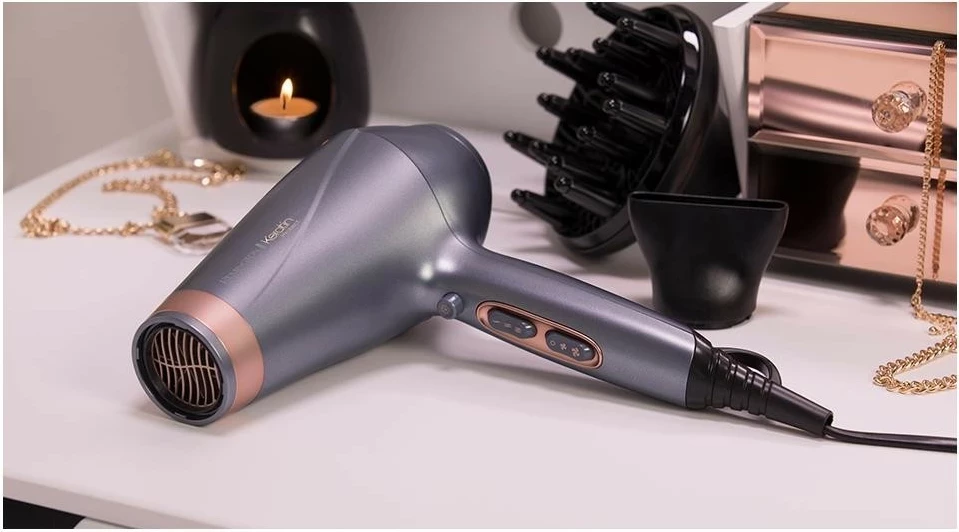 Tharëse flokësh Remington Keratin Protect AC8820, 2200W, gri
