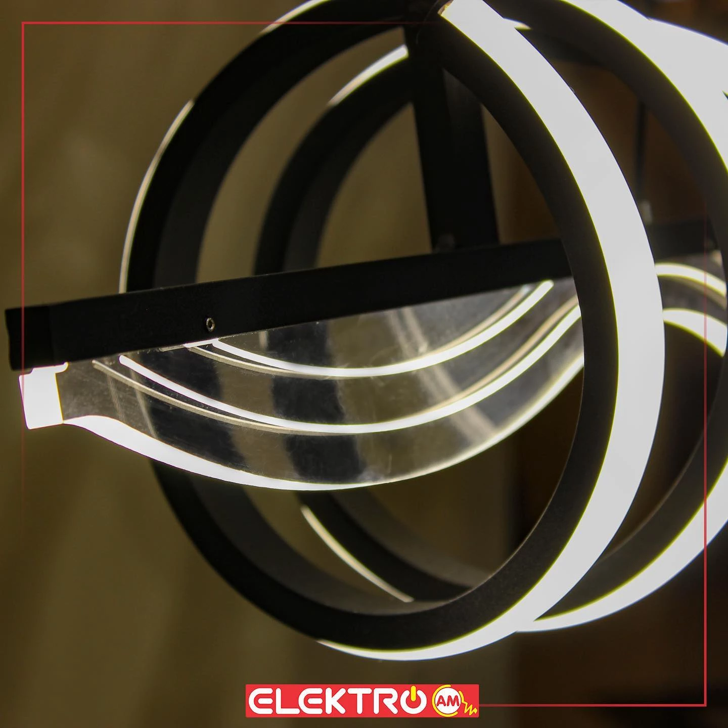 Abazhur LED linear 8130/1 BK