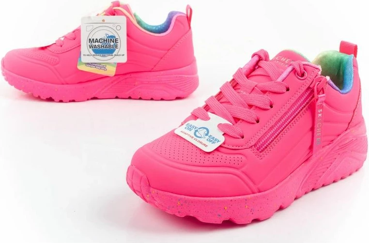 Atlete fëmijësh Skechers Uno Lite, rozë