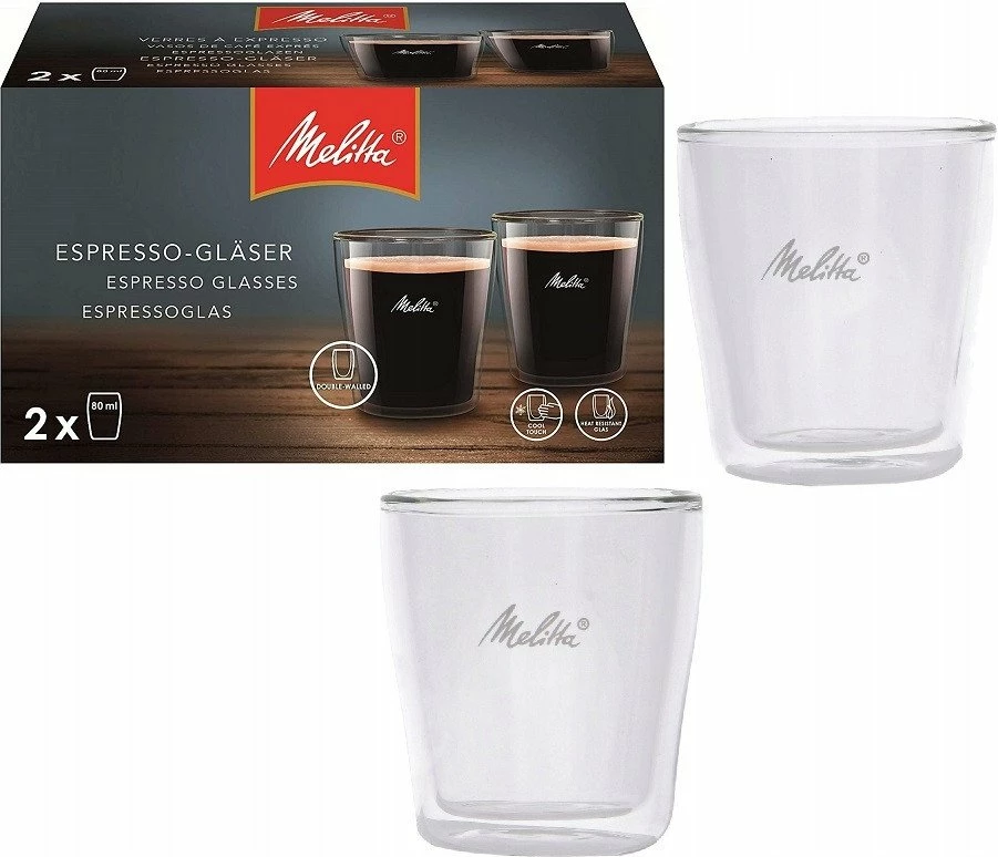 Gotë latte termale Melitta 6761118 300 ml, transparente, set 2 copë