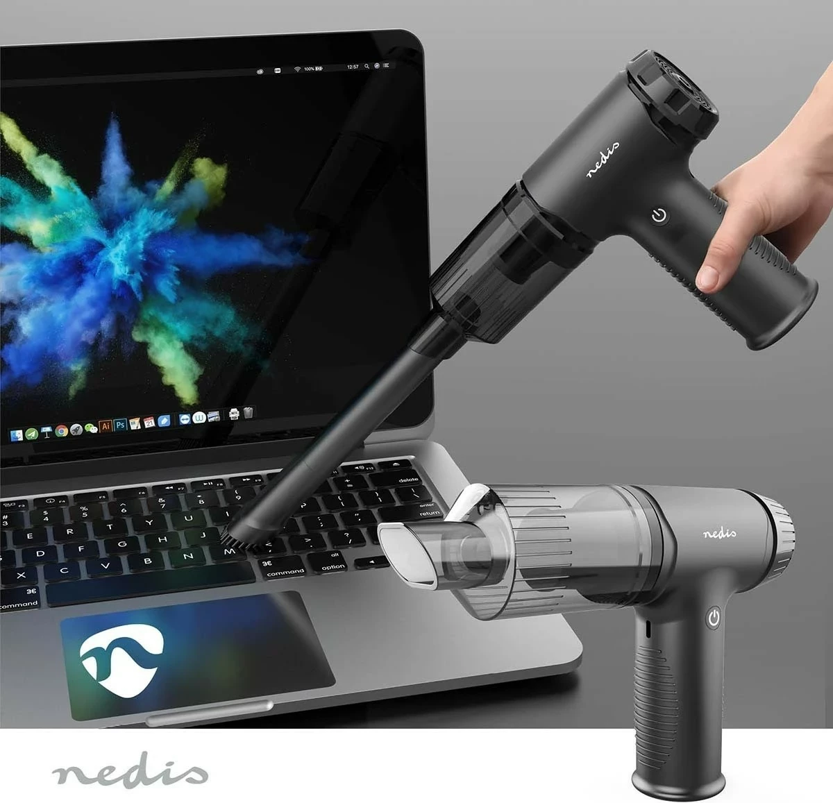 Kasë dore Nedis VCHHR100, 6000mAh, 90W, i zi