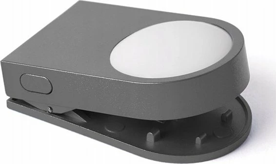 Lampë tavoline LED me kapëse Lexon Lucie LL121X, USB-C, IPX4, Gri e errët/Gun