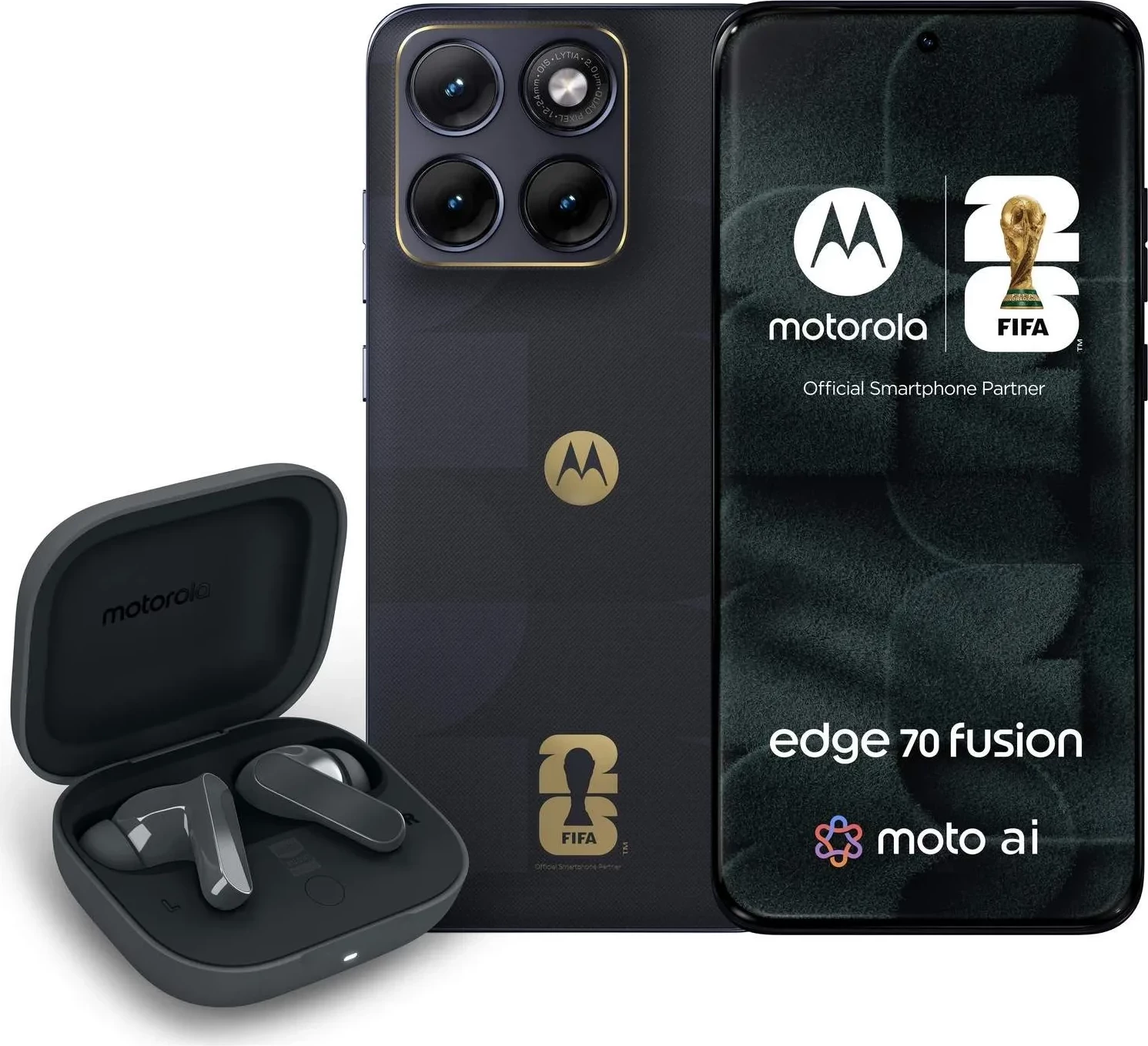 Celular Motorola Edge 70 Fusion 5G, 8GB RAM 256GB, 6.78" pOLED 120Hz, Silhouette FIFA World Cup 26, i zi