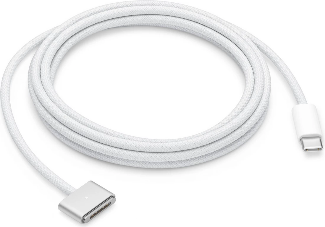Kabllo Apple MW613ZM/A, USB-C në MagSafe, e bardhë
