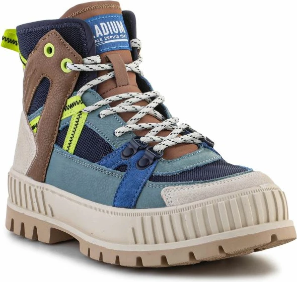 Këpucë të larta Palladium për femra, ngjyrë indigo