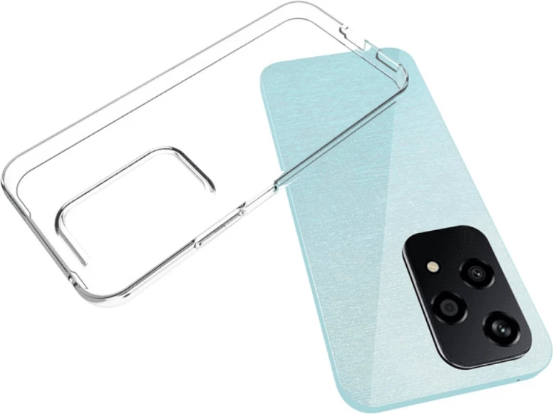 Mbështjellës silikoni ultra i hollë ONASI për Honor 200 Lite 0.3 mm, transparent