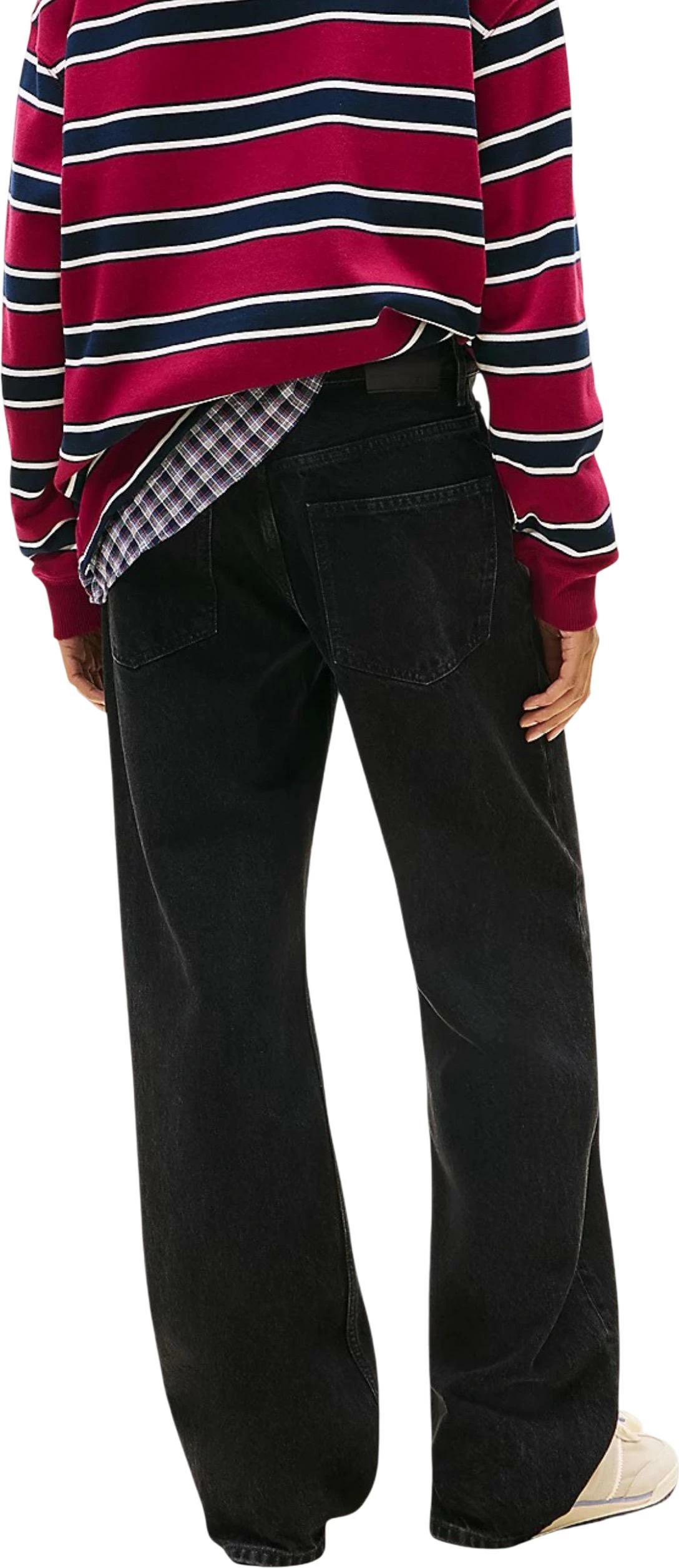 Pantallona xhins për femra Tommy Hilfiger Jeans DW0DW22525, të zeza [Madhësia: W27 L34]